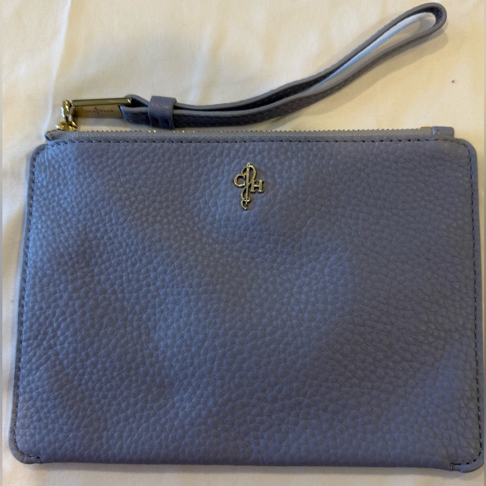 Cole Haan Purple Leather Wristlet